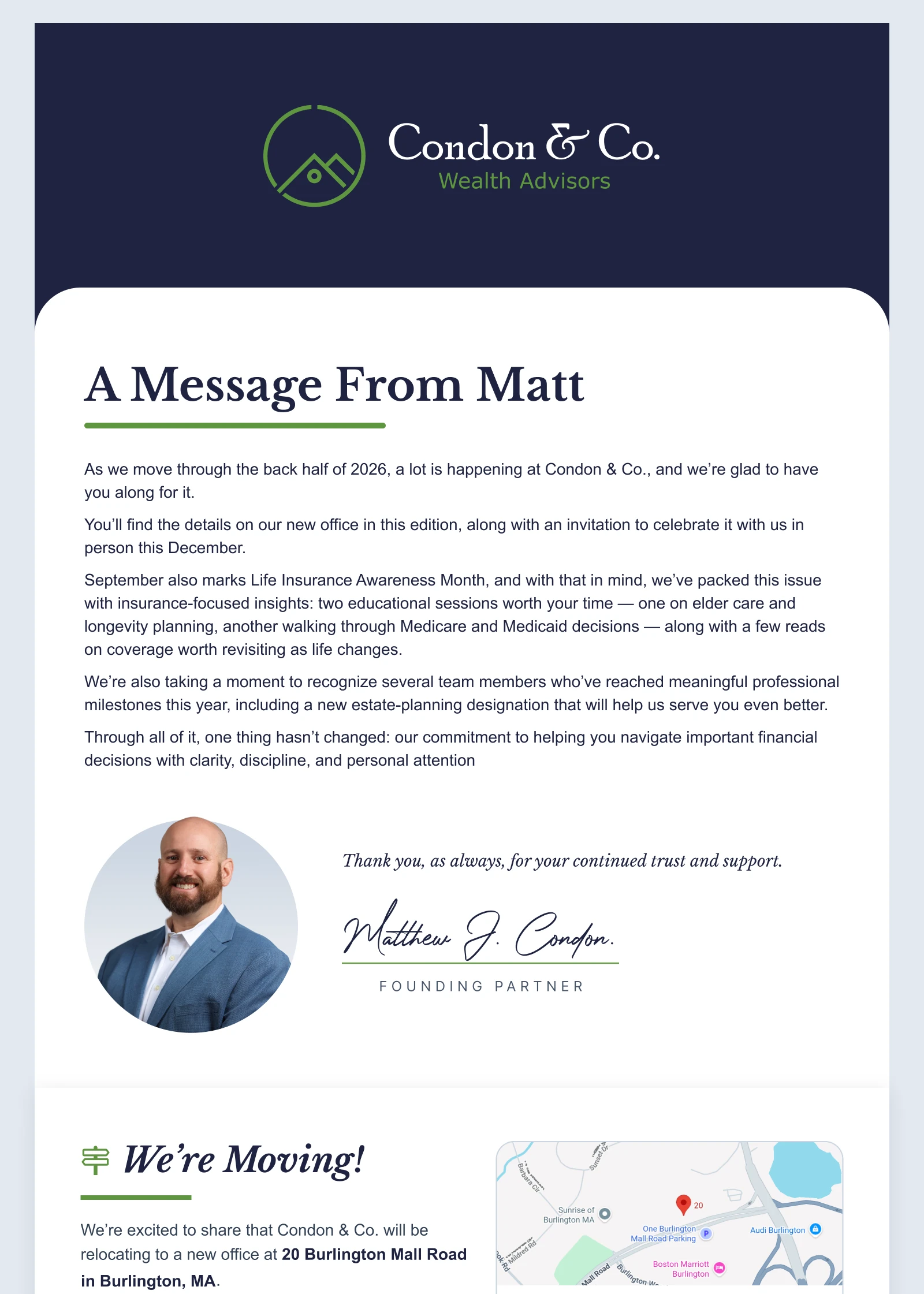 Newsletter September · Email