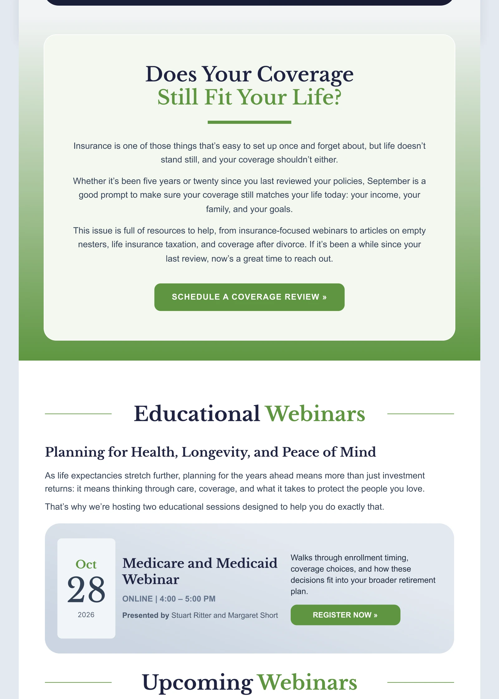 Newsletter September · Email