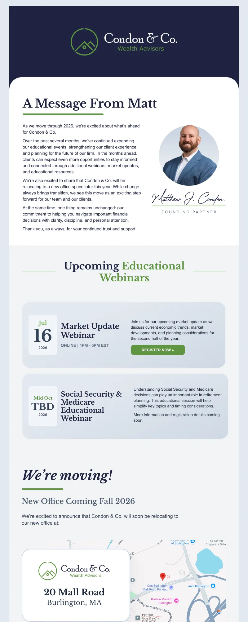 Quarterly Update · Email