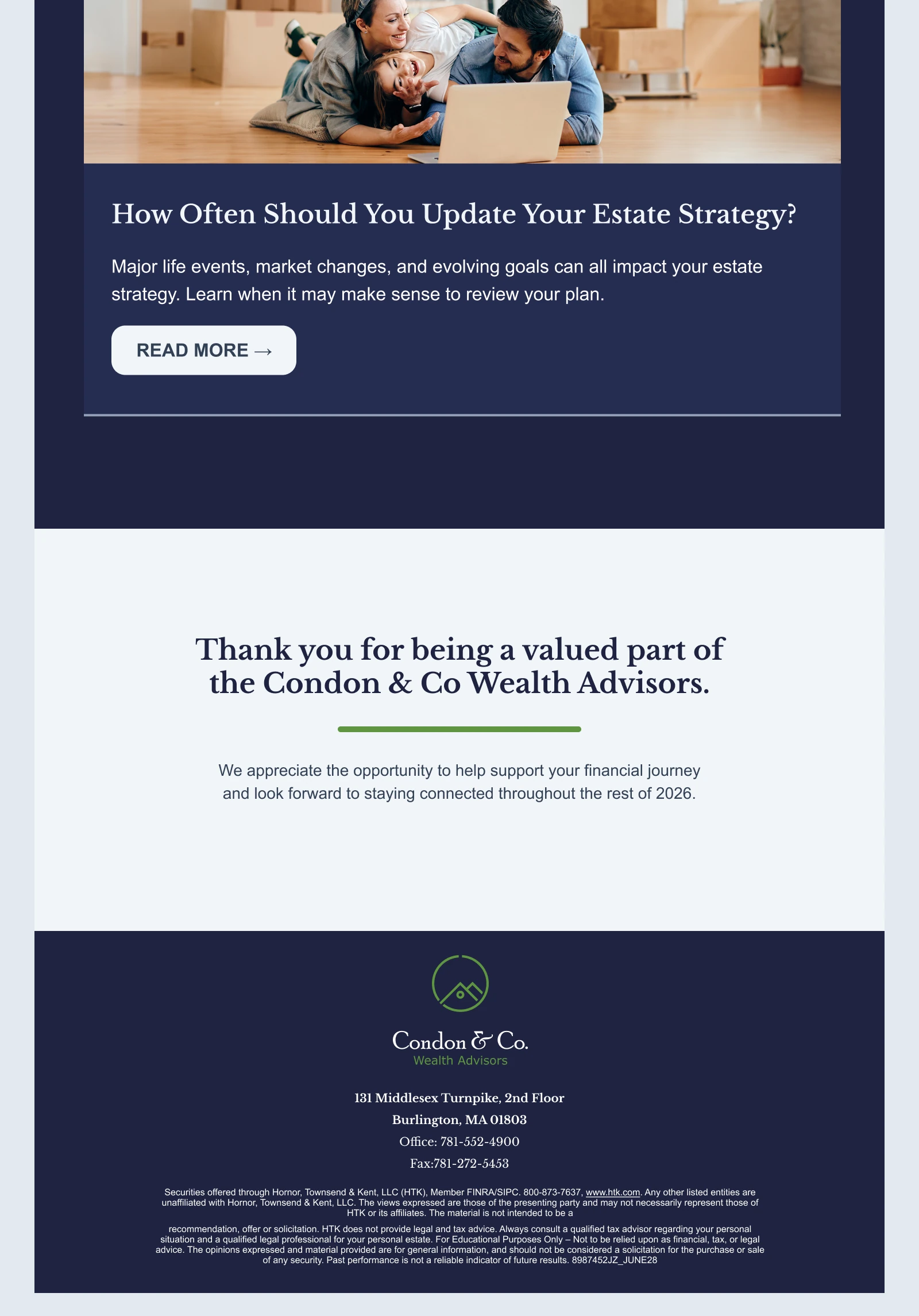 Quarterly Update · Email