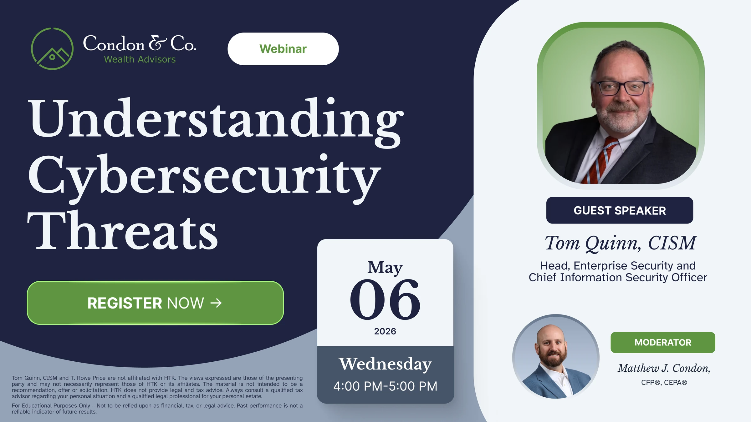 Cybersecurity Webinar Landscape