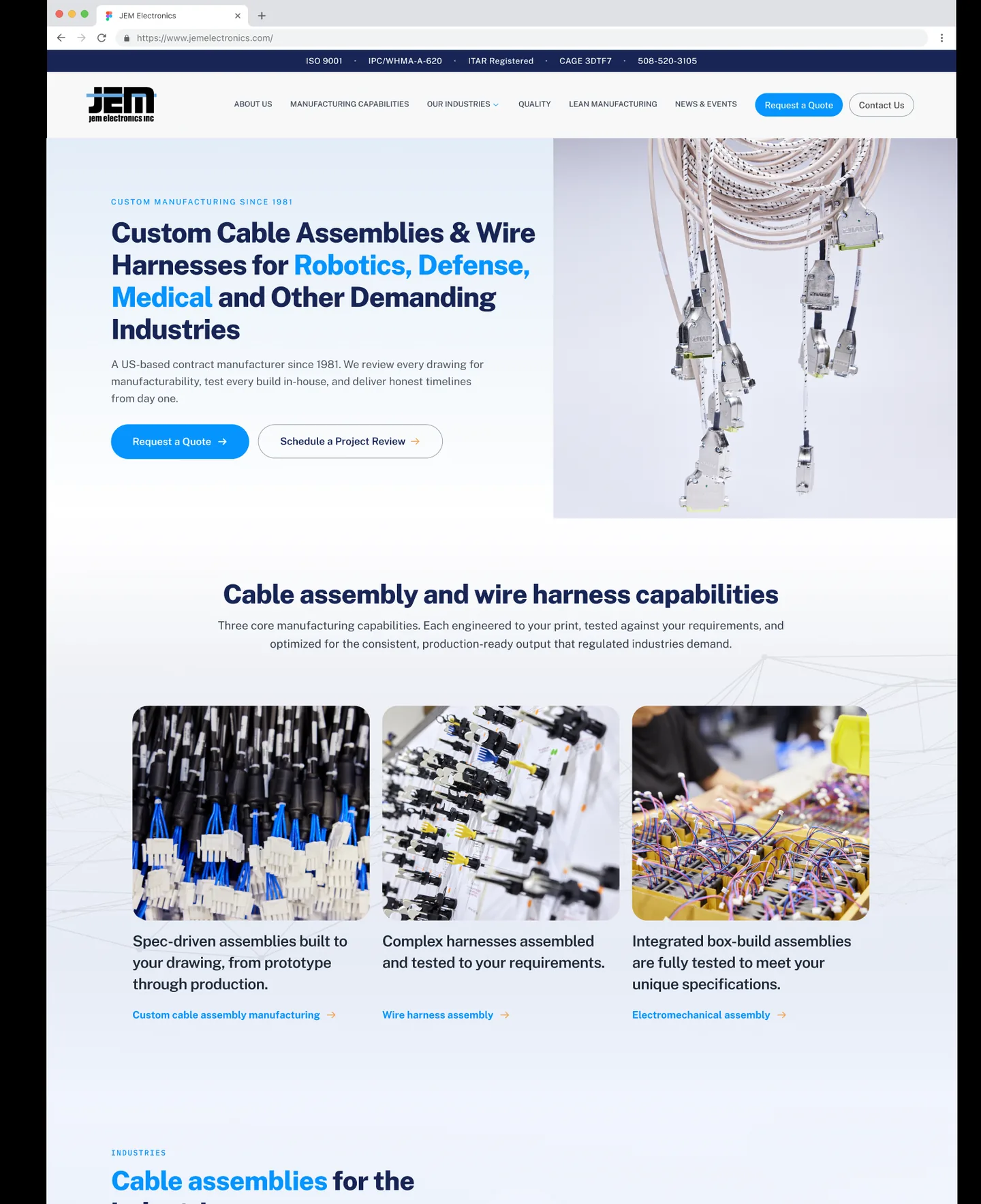V3 Homepage · Desktop