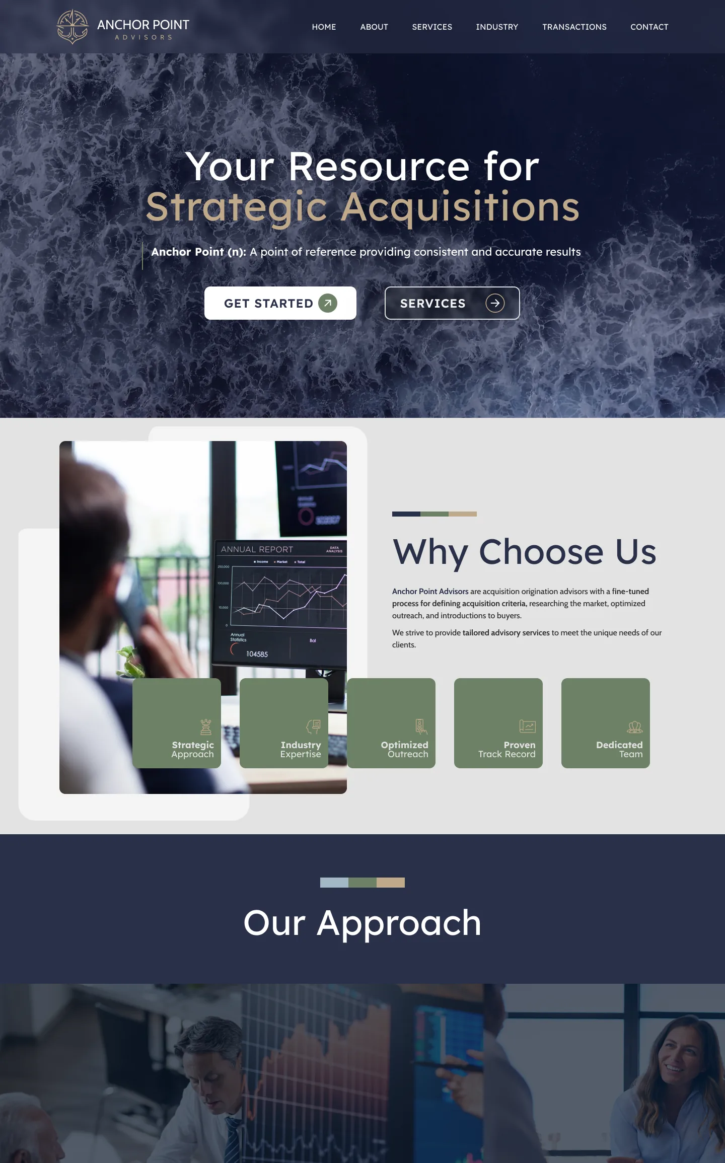 Homepage · Desktop