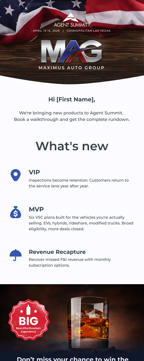 Event Email 1 · Email