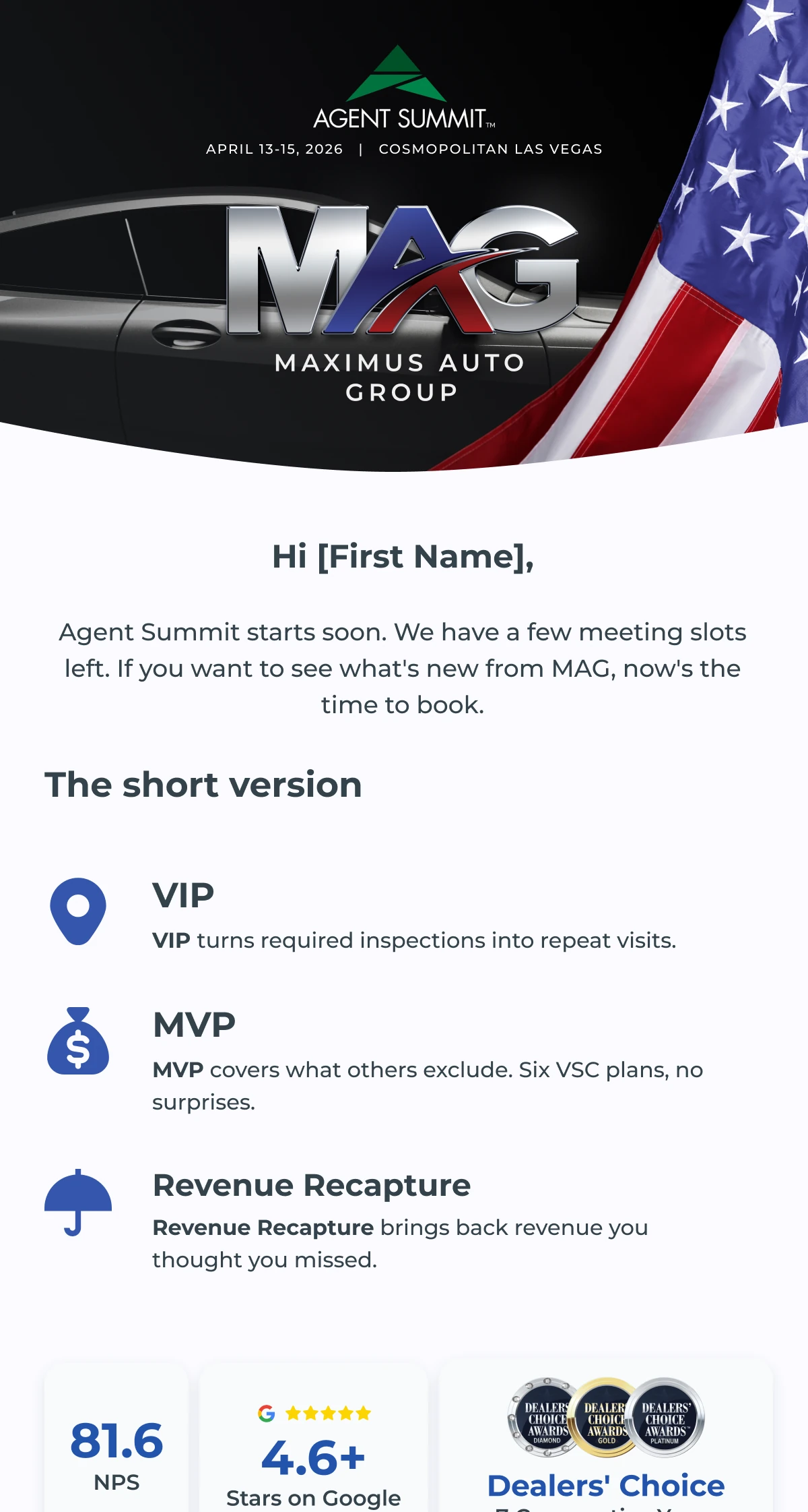 Event Email 2 · Email
